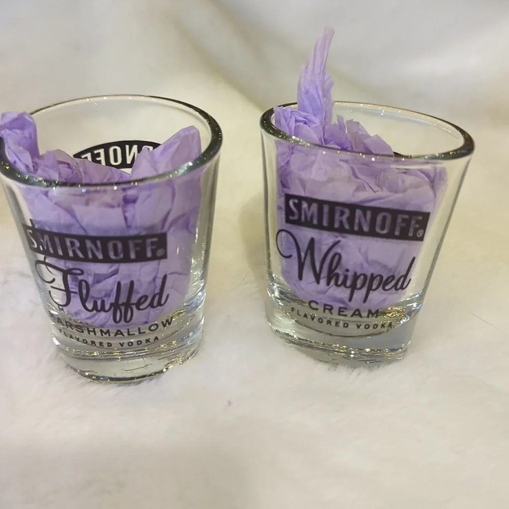 Smirnoff Whipped & Fluffed Shot Glasses